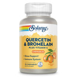 SOLARAY Quercetine bromelaine vitamine C gommes orange – flacon pratique et facile a prendre