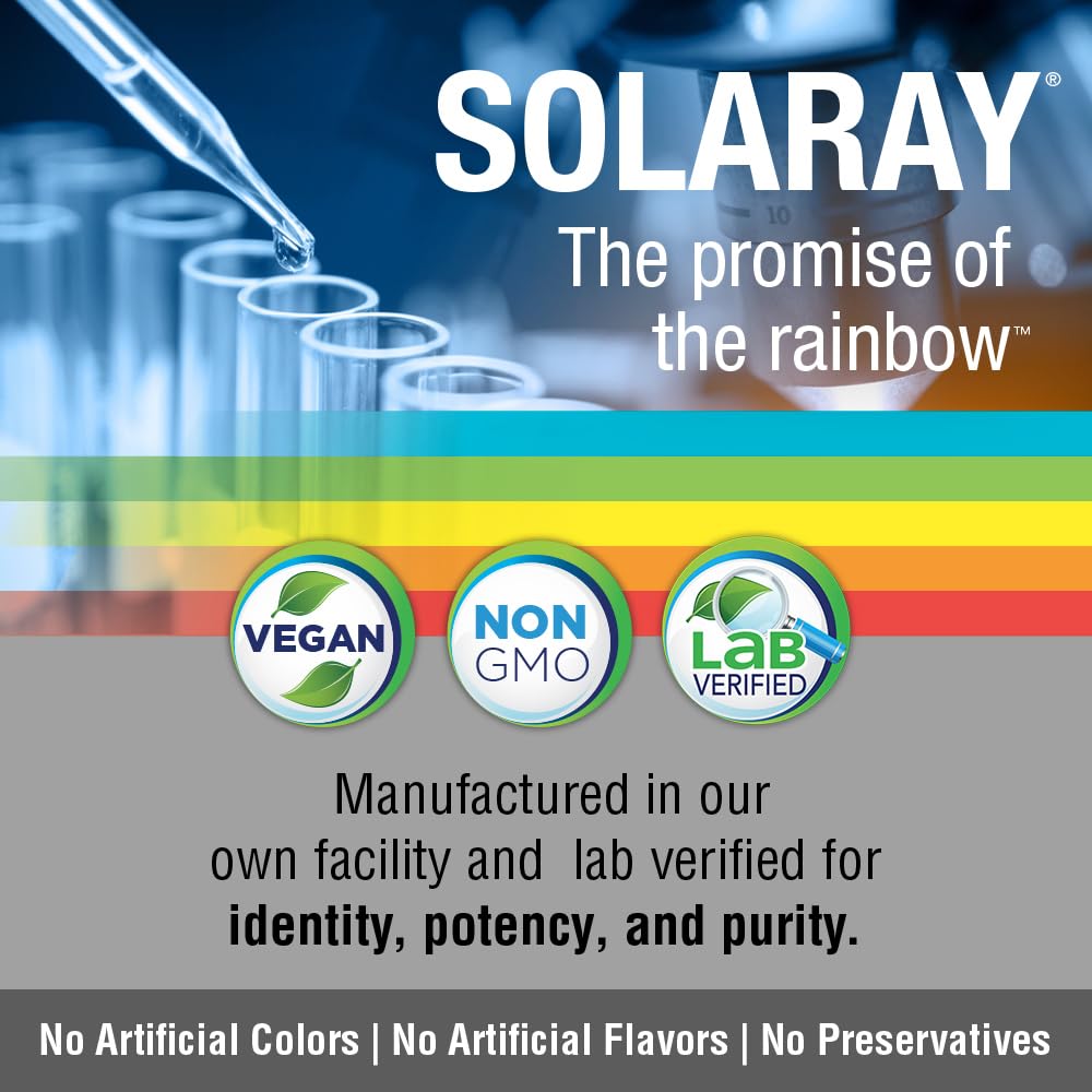 SOLARAY Racine de réglisse 450 mg – capsules prêtes à l'emploi pour le quotidien.