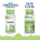 SOLARAY Racine de réglisse 450 mg – gélules végétales, routine quotidienne potentielle.
