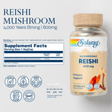 SOLARAY Reishi: étiquette et emballage respectueux de l'environnement.