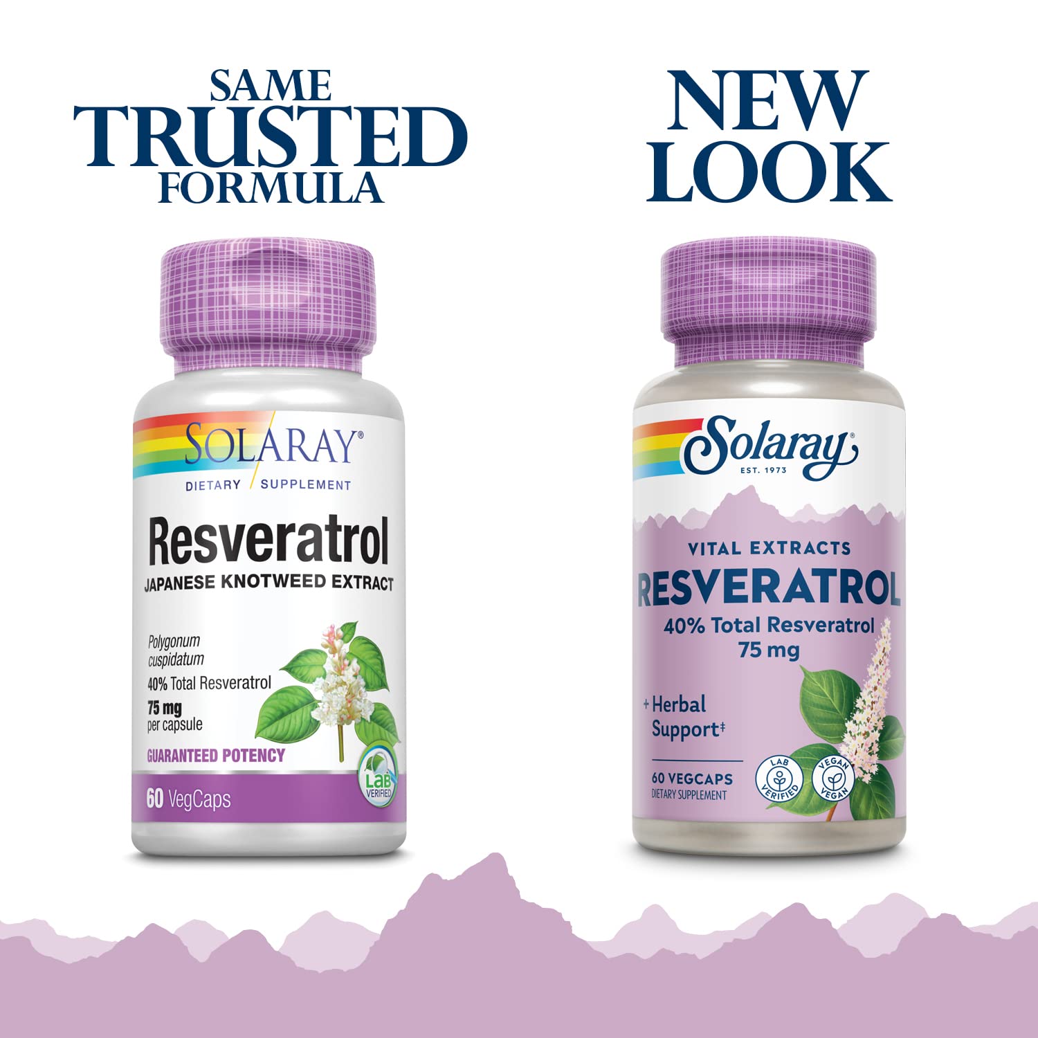 SOLARAY Resveratrol - Gelules végétales faciles à intégrer à la routine