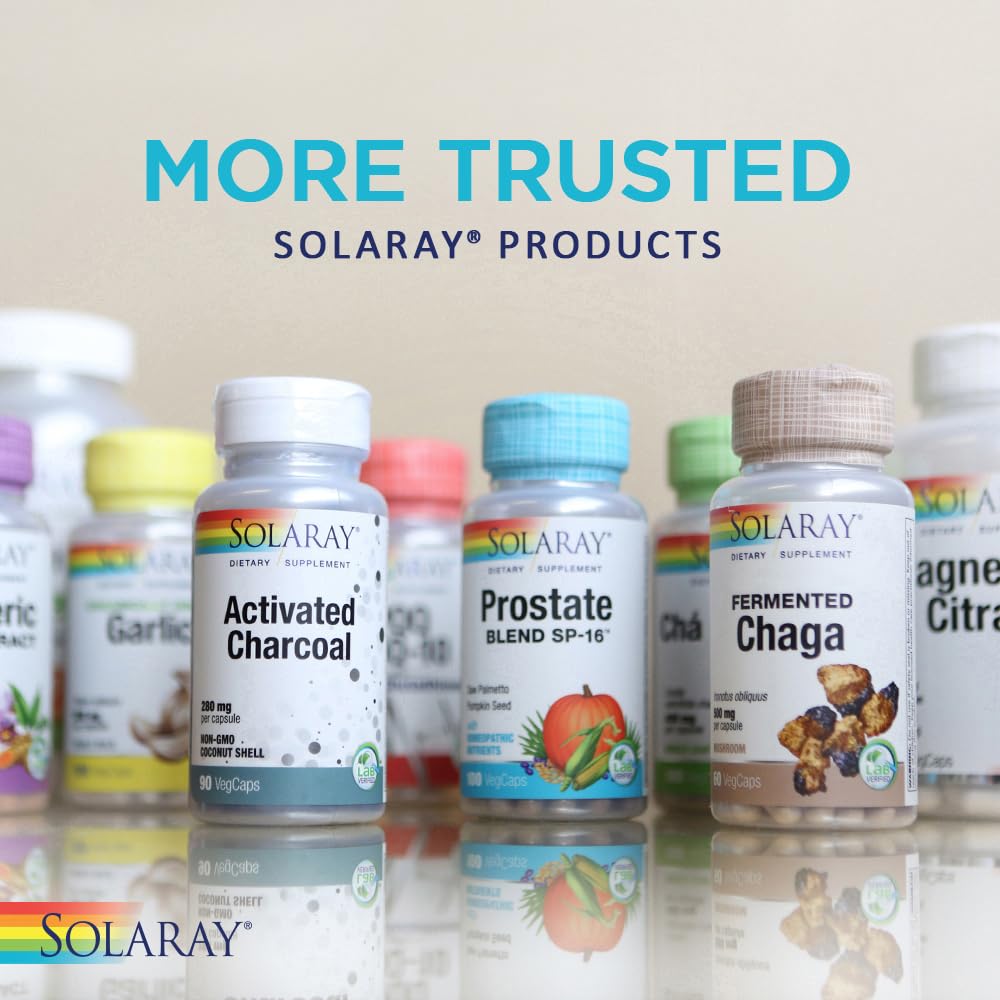 SOLARAY Rhodiola : rosavines et salidrosides garantis par capsule pour un soutien adaptogène