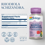 SOLARAY Rhodiola-Schizandra Gelules véganes faciles à prendre quotidiennement