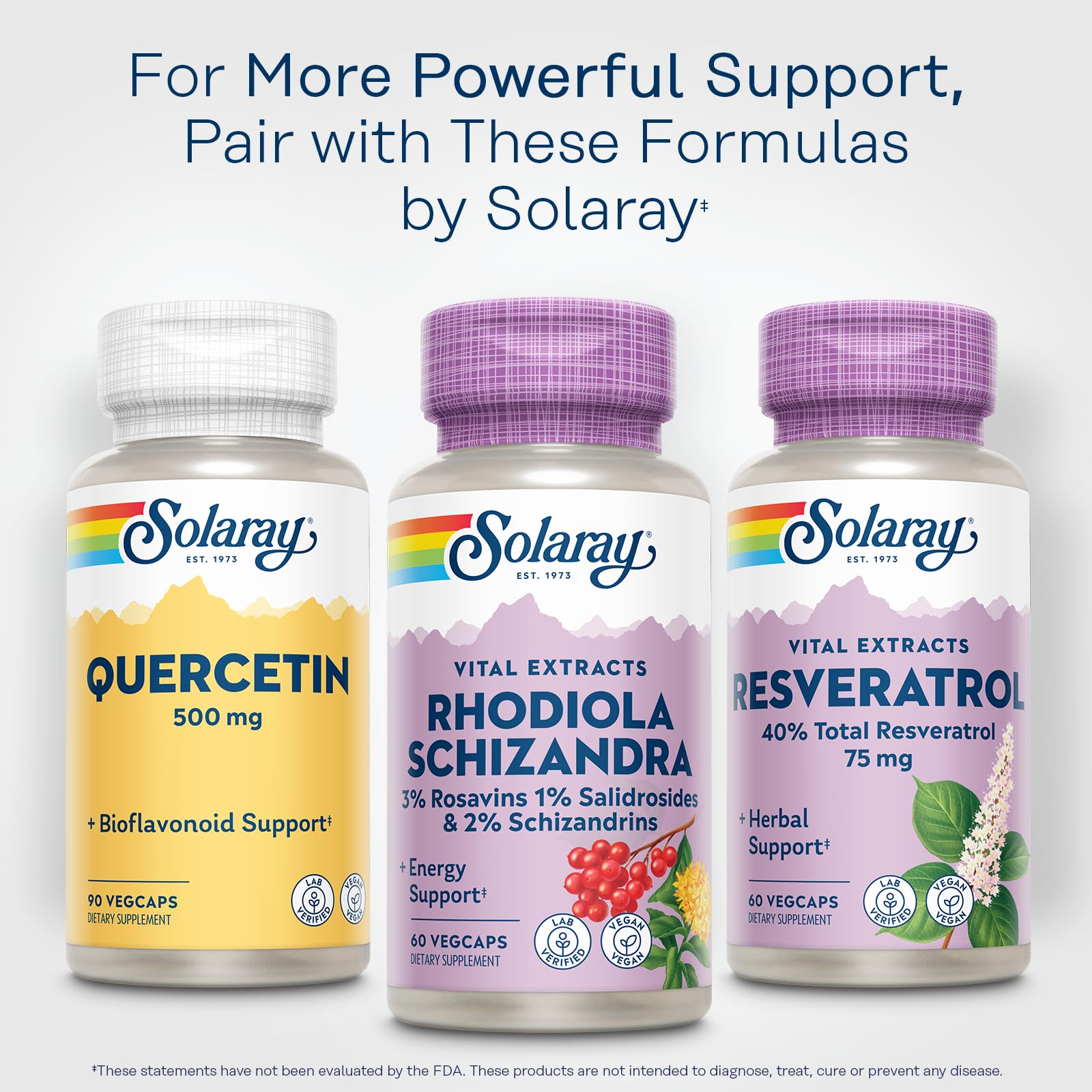 SOLARAY Rhodiola-Schizandra Vie quotidienne – intégration simple et usage pratique