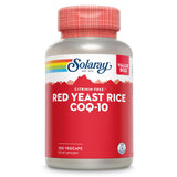 SOLARAY riz levure rouge CoQ10 bouteille: soutien potentiel pour le cœur