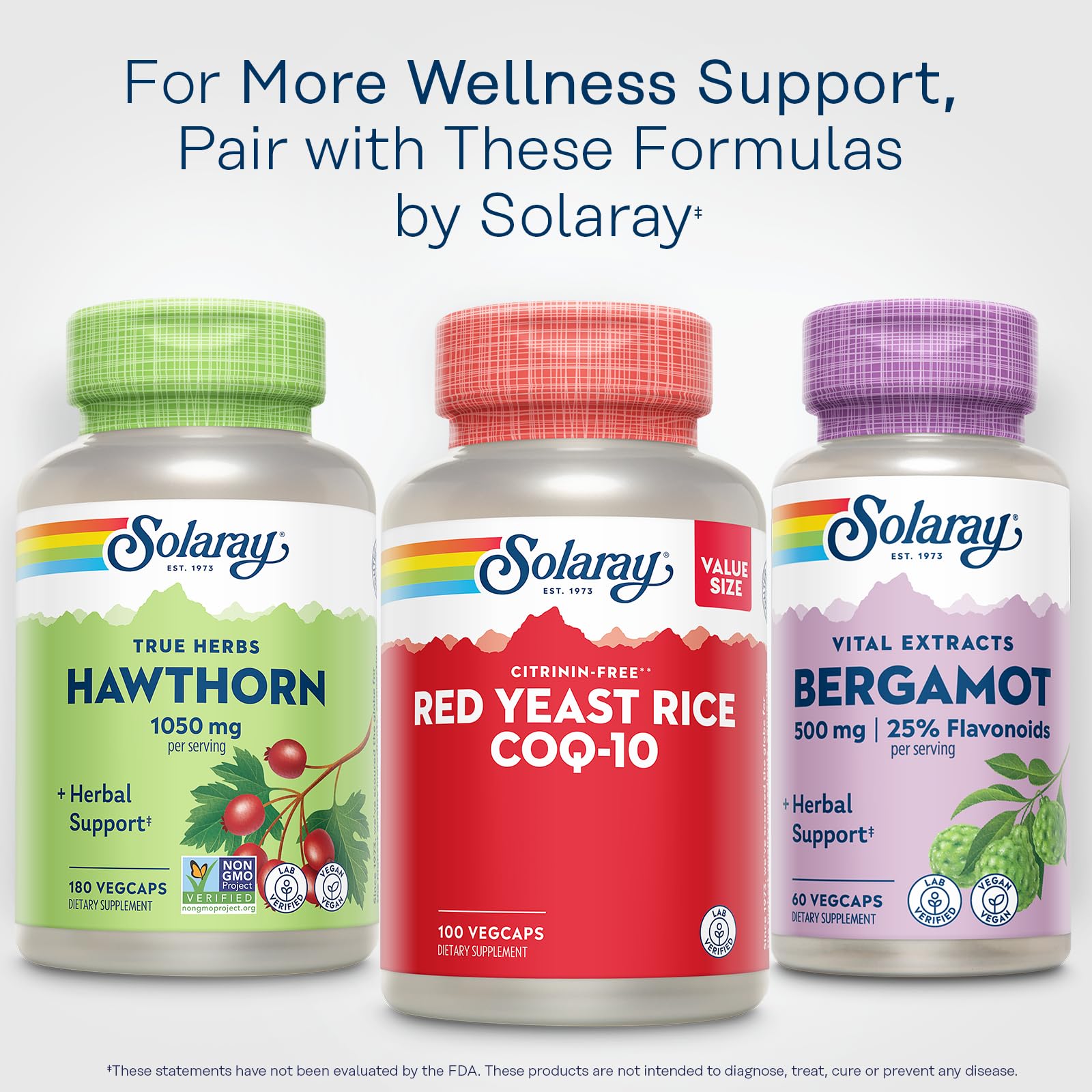SOLARAY garantie 60 jours riz levure rouge CoQ10: satisfait ou remboursé