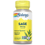 SOLARAY Sauge feuilles bouteille : odeur fraîche indiquant la qualité naturelle.