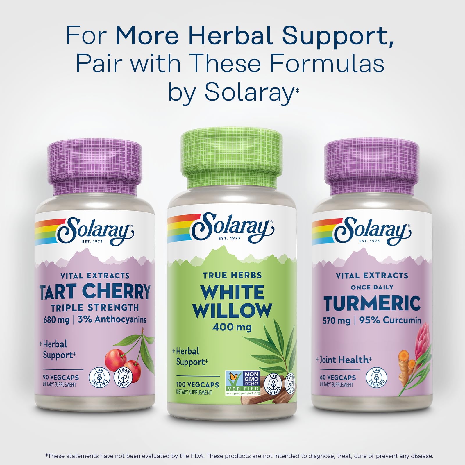 SOLARAY Saule Blanc, capsules faciles à avaler pour le quotidien.