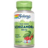 Solaray Schisandre - bouteille et étiquette, soutien naturel au quotidien.