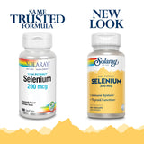 SOLARAY Selenium: gélules 100 gélules, source pratique et concentrée.