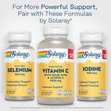 SOLARAY Sélénium sans levure prise quotidienne simple pour routine bien-être.