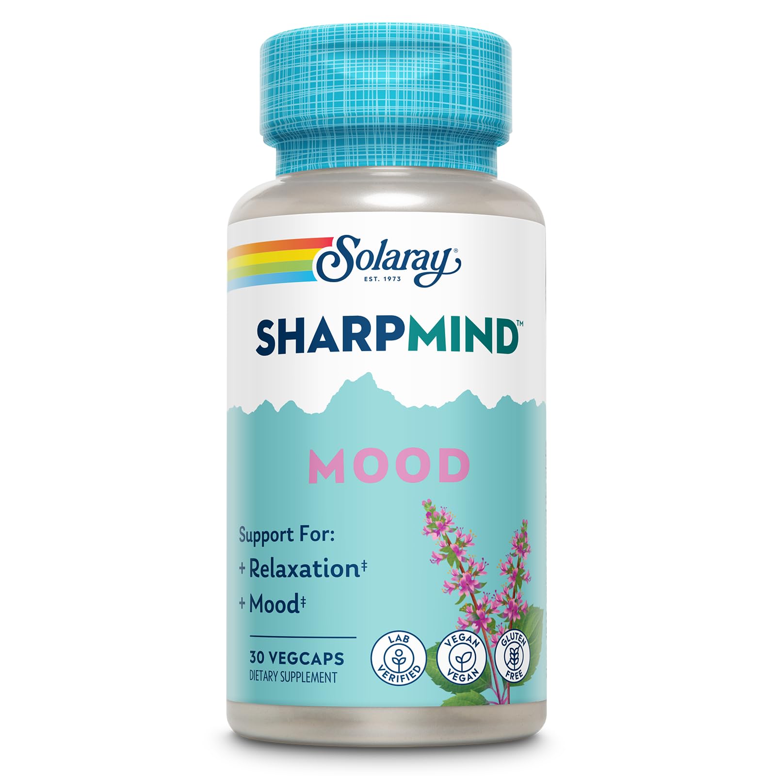 SOLARAY SharpMind - Bouteille, flacon prêt à l'emploi pour une routine quotidienne.