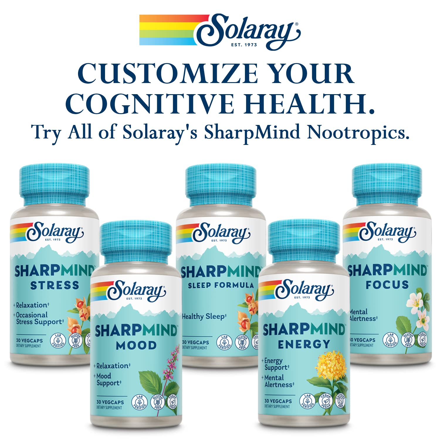 SOLARAY SharpMind Sommeil – flacon refermable et utilisation durable