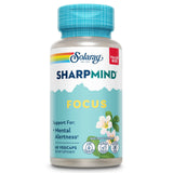 SOLARAY SharpMind Focus sur la bouteille, soutien potentiel à la concentration.