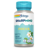 SOLARAY SharpMind Focus – Bouteille visible, potentiel pour une meilleure concentration au quotidien.