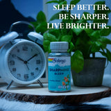 SOLARAY SharpMind Sommeil – étiquette montrant mélatonine et Ashwagandha