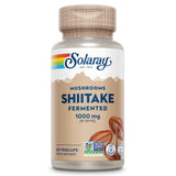 SOLARAY shiitake fermenté: capsules en bouteille soutenant l'immunité.