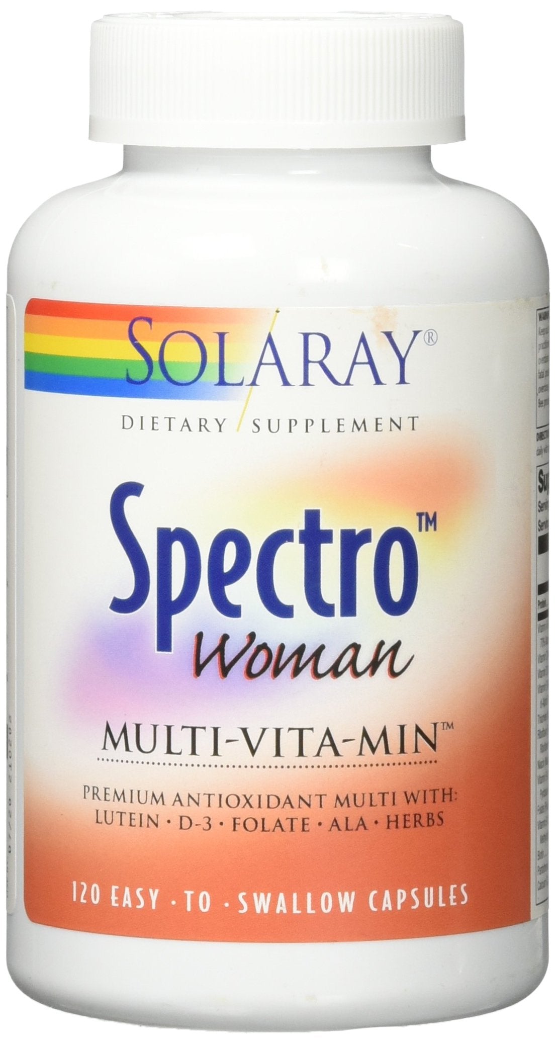 SOLARAY Spectro Femme, emballage: achat pratique et référence rapide des nutriments