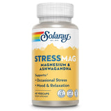 SOLARAY StressMag – bouteille avec gélules faciles à avaler pour relaxation potentielle.