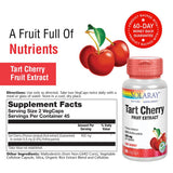 SOLARAY extrait cerise acide antioxydants pour le soutien quotidien