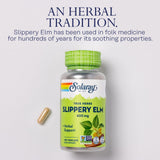 SOLARAY mucilage naturel de l’écorce glissante en vue rapprochée.