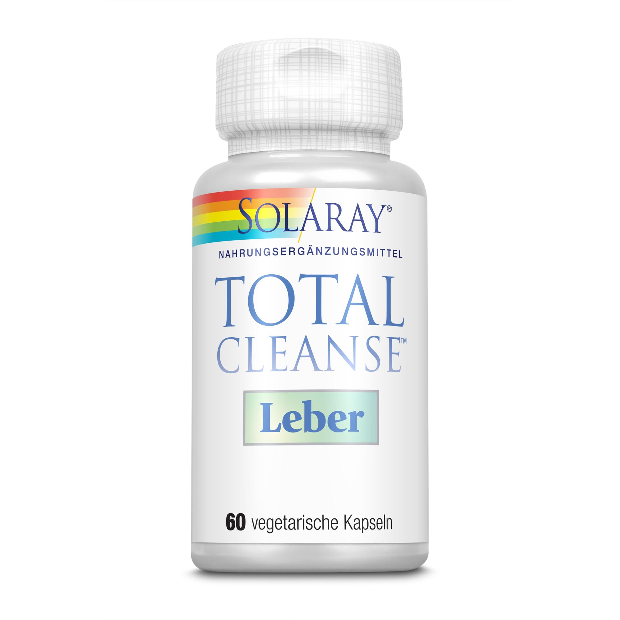 SOLARAY Total Cleanse - étiquette et emballage, contrôle qualité
