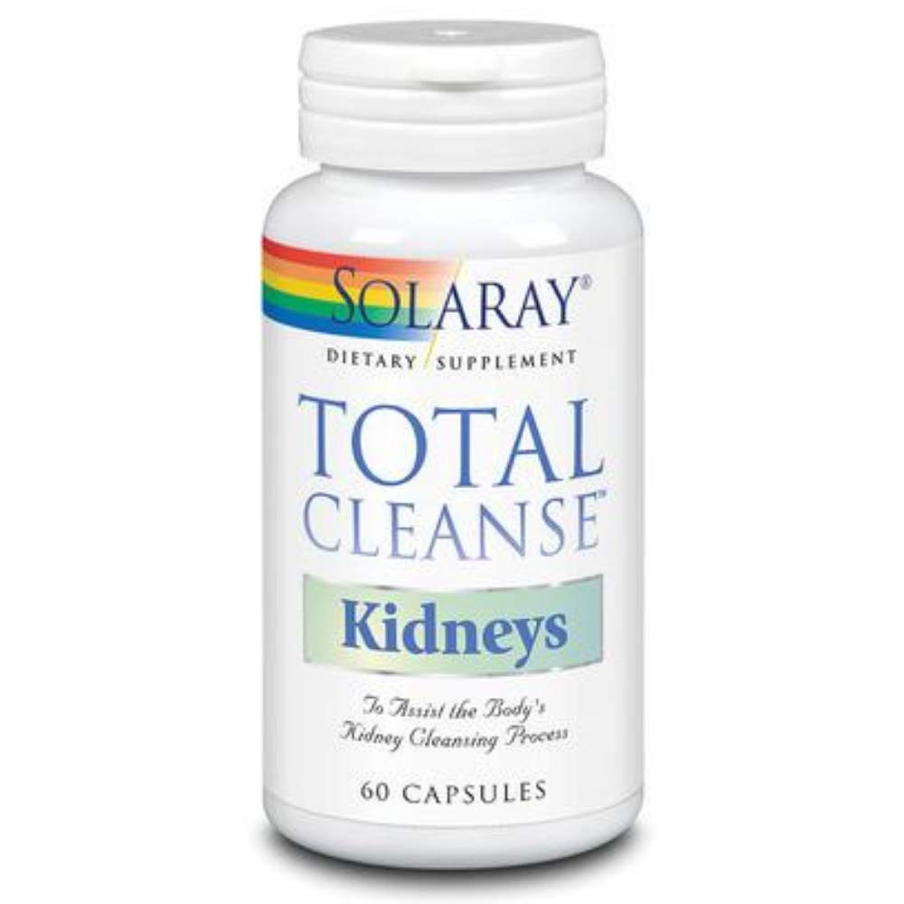 SOLARAY Total Cleanse Reins — bouteille plastique, complément pratique pour votre routine nutritionnelle.