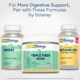 SOLARAY Triple Fibre poudre sans psyllium, texture neutre et facile à utiliser.