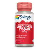 SOLARAY Ubiquinol CoQ-10: cœur et antioxydants en action potentielle.