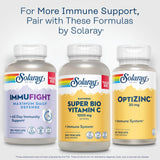 Utilisation quotidienne des comprimés Solaray vitamine C, routine saine.