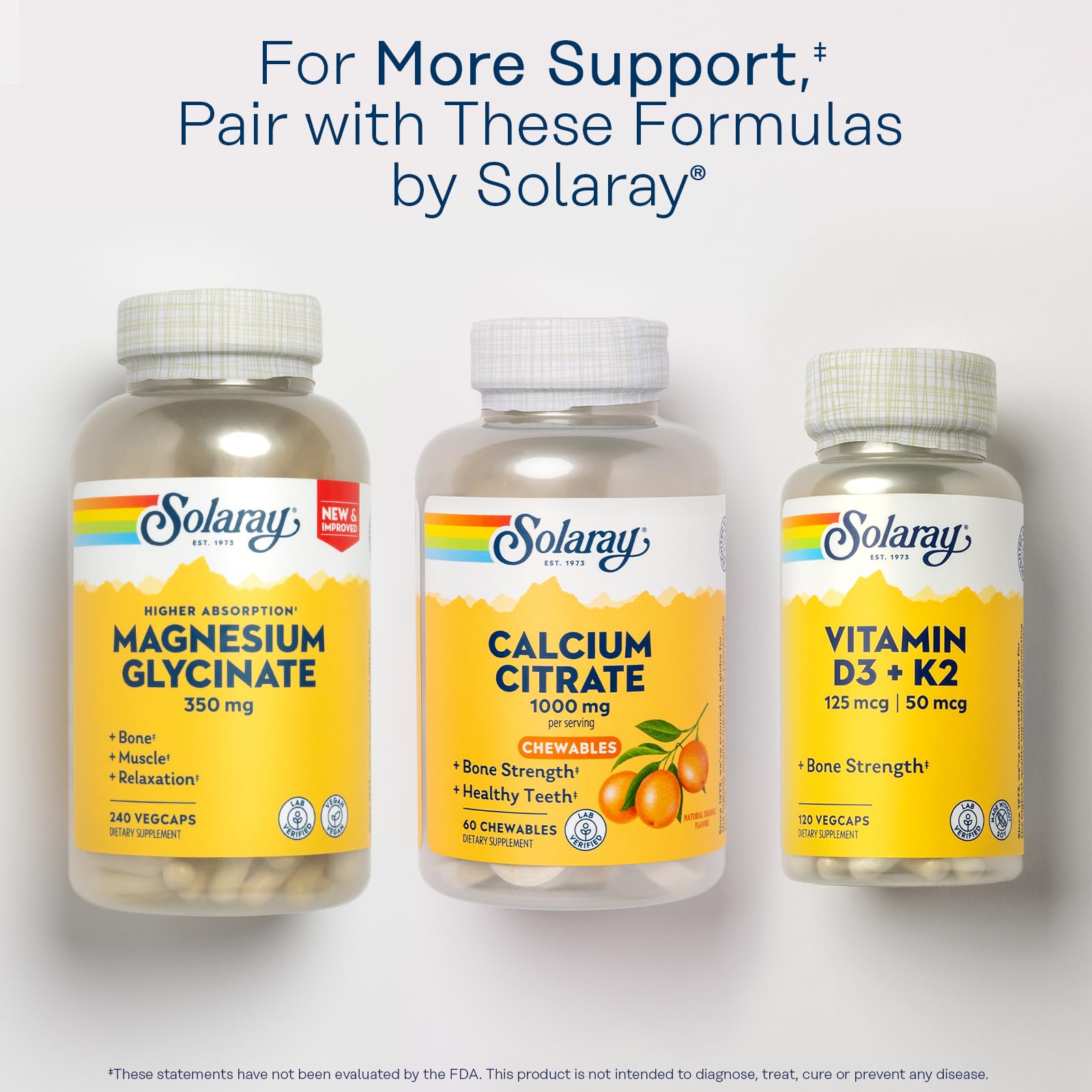 SOLARAY pastilles à l orange, goût agréable et utilisation pratique.