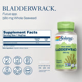 SOLARAY varech-vesiculeux bouteille – gélules faciles à avaler pour une routine nutritionnelle.