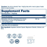 SOLARAY Mangoustan 500 mg - Capsules visibles, facile à intégrer dans votre routine matinale.