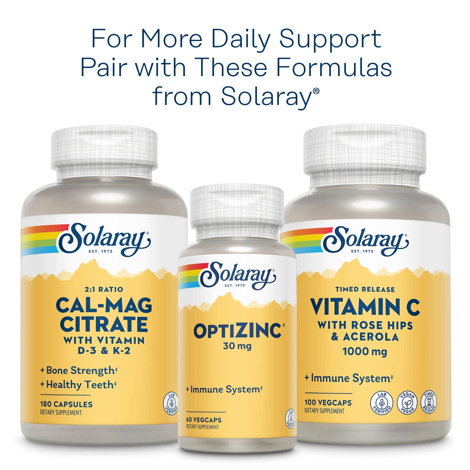 Solaray Vitamine B Complex – dosage quotidien simple pour l'apport en vitamines.