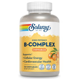 SOLARAY Vitamine B Complex gommes orange, énergie cellulaire et vitalité quotidienne.