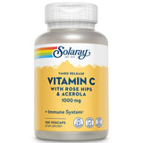 Capsules SOLARAY vitamine C 1000 mg pour un apport quotidien pratique.
