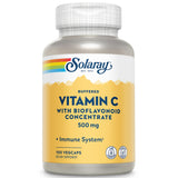 SOLARAY vitamine C bufferisée 500 mg – bouteille pratique pour usage quotidien