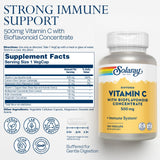 SOLARAY vitamine C bufferisée en capsules – forme douce pour digestion confortable