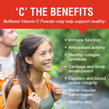 SOLARAY Vitamine C Cristalline 5000 mg — étiquette claire et certifications pour la confiance.