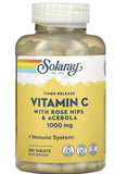 SOLARAY vitamine C à libération temporelle en bouteille, soutien immunitaire potentiel.