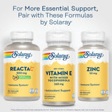 SOLARAY Vitamin E – boîte et 50 gélules pour une utilisation pratique sur 50 jours.