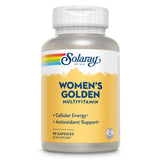 SOLARAY multivitamine féminine dorée, bouteille visible, soutien potentiel à l'énergie quotidienne.