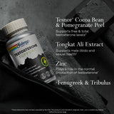 SOLARAY Zinc 11 mg – Flacon illustrant le zinc, soutien potentiel production de testostérone.