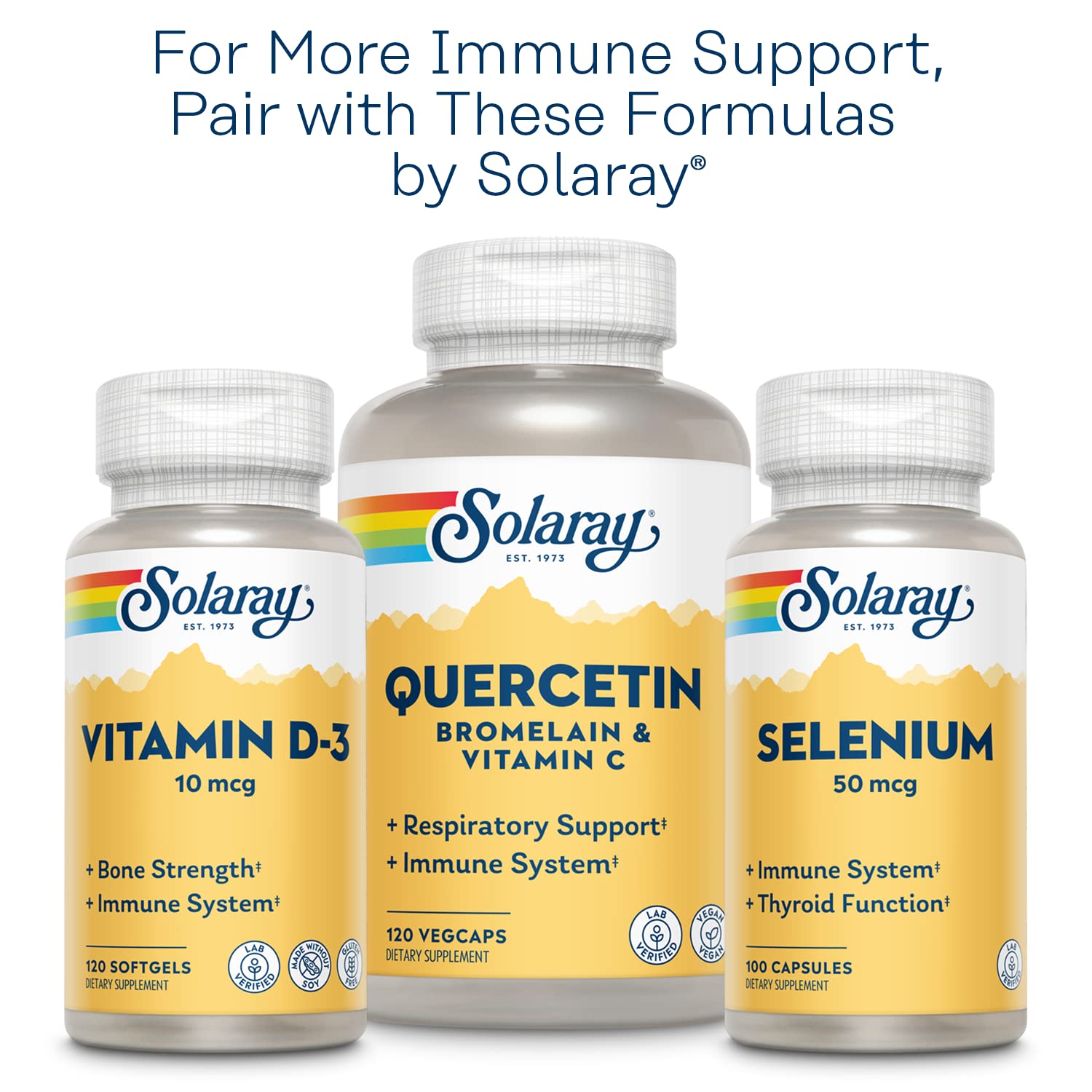 SOLARAY Zinc 50 mg – laboratoire certifié et contrôle qualité pour votre sécurité.