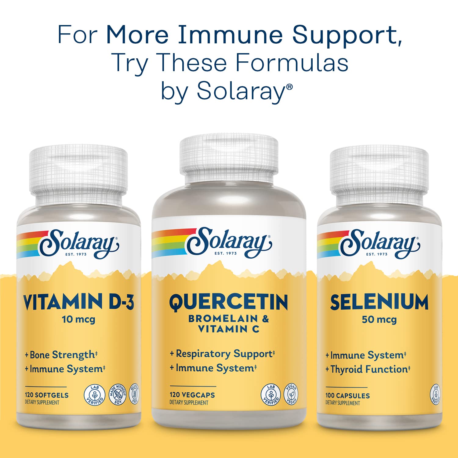 Solaray Zinc 50 mg pack3 - flacon transparent, praticité et lisibilité