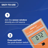Capteur fiable du Solarmeter 6.4 pour des mesures reproductibles.