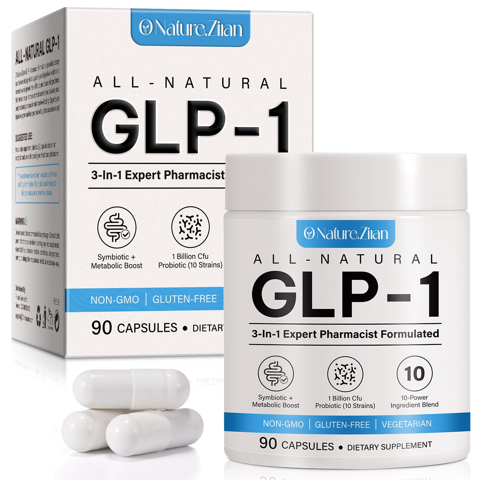 Solemeony GLP Activate : bouteille et étiquette visibles, utilisation quotidienne simplifiée.