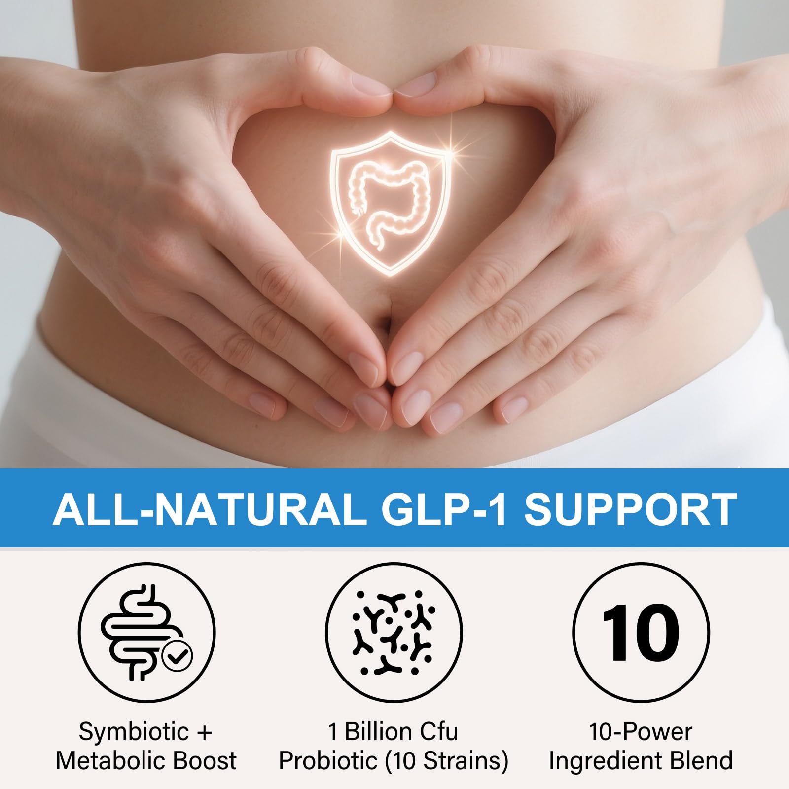 Solemeony GLP Activate : gélules faciles à avaler et enrichies en probiotiques.