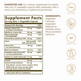 Solgar B-Complex 50 – capsules végétales sans gluten et sans OGM