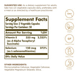 Solgar bouteille de gélules végétales 100 capsules pour la supplémentation quotidienne.